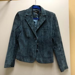 Alfani blue suede jacket